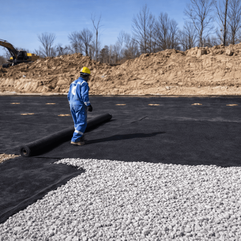 Road construction pevment fabric